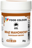 Barwnik w żelu BRĄZ MAHONIOWY 35 g Food Colours