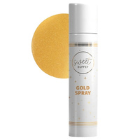 Barwnik w sprayu złoty GOLD SPRAY 75 ml Slodki Bufet