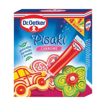 Pyszne pisaki kolorowe 4x19g Dr.Oetker