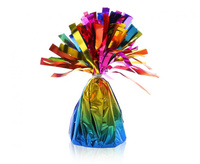 #BAC Ciężarek foliowy do balonów z helem, tęczowy, 145 g/ 1 szt.