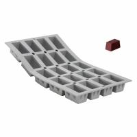 Silikonowa mata do ciastek - prostopadłościany ELASTOMOULE 30x17,5 cm DE BUYER