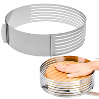 Obręcz do krojenia biszkoptu ciasta regulowana 23-29cm Galicja