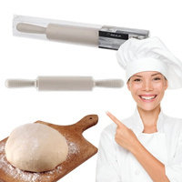 Wałek silikonowy do ciasta 43,5 cm KREMOWY Galicja