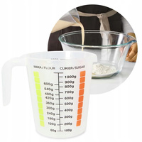 Przeźroczysty dzbanek z miarką 1 l Galicja