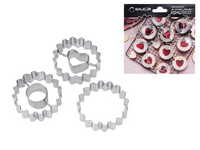 Zestaw foremek do ciasteczek z dziurką 3 szt. WZ. II Galicja