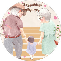 Opłatek na Dzień Babci i Dziadka wz. X