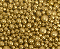 Posypka cukrowa dekoracja na tort Gold Bubbles 50g KicCake Premium