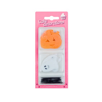 Dekoracje waflowe na tort muffinki Halloween Dynia Duszek Nietoperz 25 szt.Rose Decor