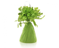 #BAC Ciężarek papierowy do balonów z helem, oliwkowy, 145 g/ 1 szt.