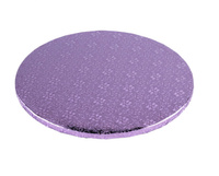 Podkład pod tort FIOLETOWY śr. 25 cm h 10 mm Julita