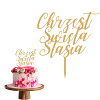 Topper na tort CHRZEST ŚWIĘTY WZ.IX