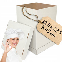 Pudełko na tort 32,5x32,5x45 cm