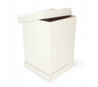 Wysokie pudełko na tort piętrowy 41x41x45 cm