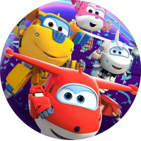 Opłatek na tort SUPER WINGS WZ.III