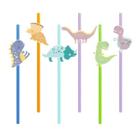 Słomki Dinozaury 6 szt. Party Pal