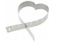 Rant regulowany - obręcz SERCE 6 poziomów