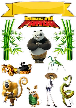 Wydruk jadalny KUNG FU PANDA WZ.II
