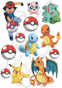 Wydruk jadalny POKEMONY WZ. II