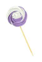 Lizak bezowy na tort BIAŁO FIOLETOWY Slado