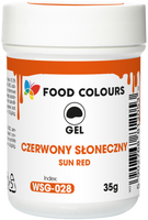 Barwnik w żelu CZERWONY SŁONECZNY 35 g Food Colours