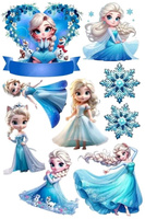 Opłatek na tort KRAINA LODU WZ. V