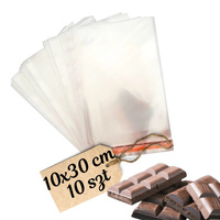 Woreczki celofanowe z klejem 10x30 cm 10 szt.