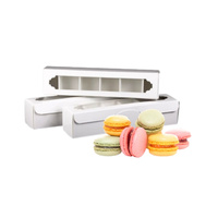 Pudełko na makaroniki beziki 6 szt. makaroników z pokrywką