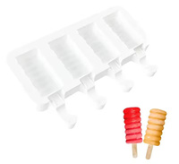 Forma silikonowa do lodów na patyku cakesicles ŚWIDERKI 19,5 x 11,5 cm