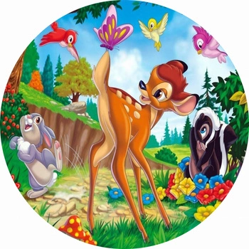 Wydruk jadalny opłatek na tort BAMBI WZ.I