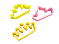 Zestaw 3 szt. wykrawaczek do ciastek dekoracji na tort KORONY