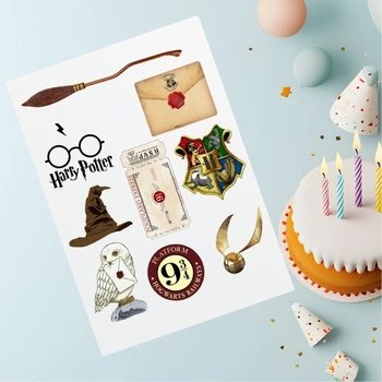 Wydruk jadalny opłatek na tort HARRY POTTER A4 WZ. II