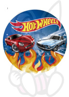 Wydruk jadalny opłatek na tort HOT WHEELS WZ. II