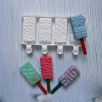 Forma silikonowa do lodów cakesicles GEOMETRYCZNA 19x11 cm