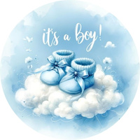 Opłatek na tort IT'S A BOY WZ.III