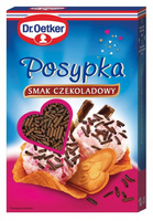 Dekoracja na tort POSYPKA CZEKOLADOWA 80g Dr.Oetker