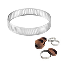 Rant perforowany do kruchego ciasta tartaletek tarty monoporcji 8 cm