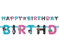 #DEGI Girlanda papierowa urodzinowa LOL SURPRISE, 1,82 m KK