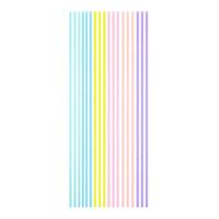 Świeczki urodzinowe PASTELOWE 16,5 cm cienkie 18szt. Party Pal