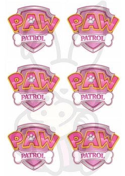 Wydruk jadalny opłatek na tort PSI PATROL WZ. I
