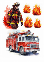 Wydruk jadalny STRAŻ POŻARNA