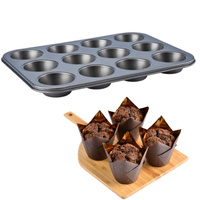 Forma nieprzywieralna do muffinek 35x26cm 12 gniazd Galicja