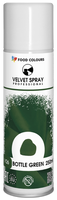 Zamsz w sprayu do dekoracji tortu i monoporcji BUTELKOWA ZIELEŃ 250 ml Food Colours
