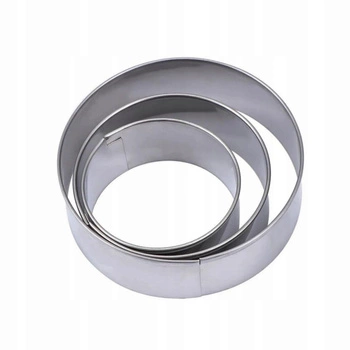 Zestaw 3 szt. rantów foremek OKRĄGŁE