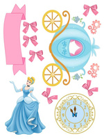 Opłatek na tort KSIĘŻNICZKI DISNEYA KOPCIUSZEK WZ.IV