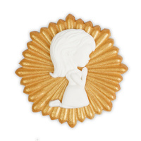 Dekoracja na tort dla dziewczynki HOSTIA ZŁOTA Rose Decor