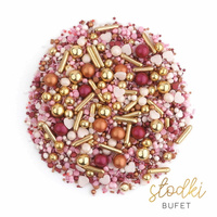 Posypka dekoracyjna ROSE GOLD 90g Słodki Bufet