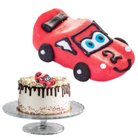 Figurka na tort SAMOCHODZIK CZERWONY 55 mm Slado