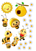 Opłatek na tort PSZCZÓŁKI WZ.II