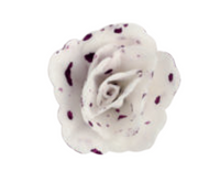 RÓŻA Pastella NAKRAPIANA PURPUROWA 4,5 cm Rose Decor