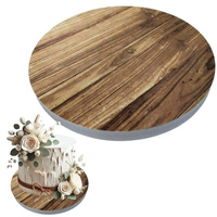 Podkład pod tort styrodur śr. 28 DREWNO